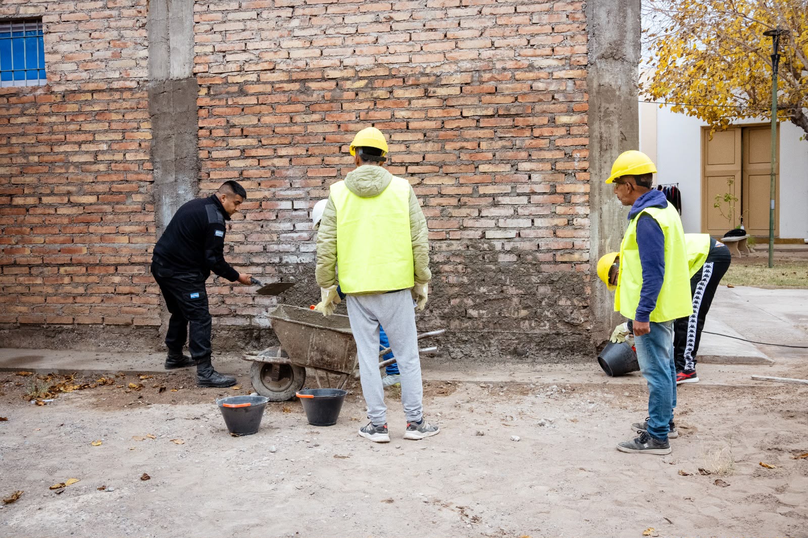 Las Personas Privadas de Libertad continúan trabajando en las mejoras en la Capilla del Carmen